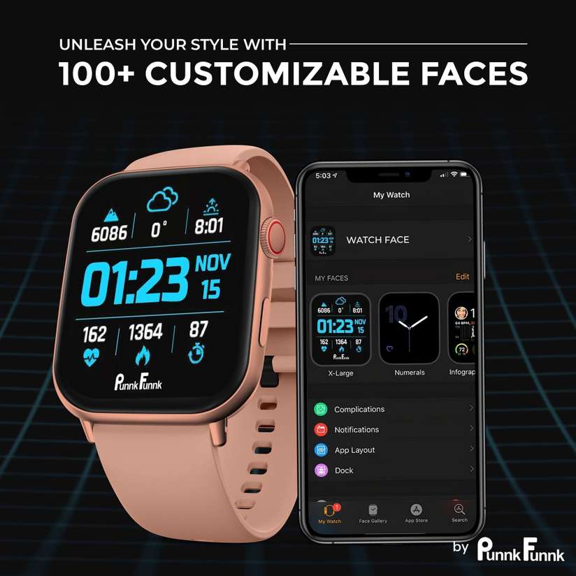 PunnkFunnk Edge-Lite | 1.99 " Amoled Display | BT Calling | AI Voice | Music | Fitness Smartwatch Price in India - Buy PunnkFunnk Edge-Lite | 1.99 " Amoled Display | BT Calling | AI Voice | Music | Fitness Smartwatch online at Shopsy.in - Image 8