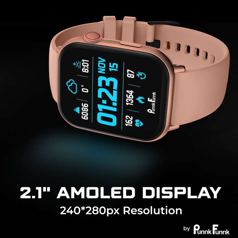 PunnkFunnk Edge-Lite | 1.99 " Amoled Display | BT Calling | AI Voice | Music | Fitness Smartwatch Price in India - Buy PunnkFunnk Edge-Lite | 1.99 " Amoled Display | BT Calling | AI Voice | Music | Fitness Smartwatch online at Shopsy.in - Image 5