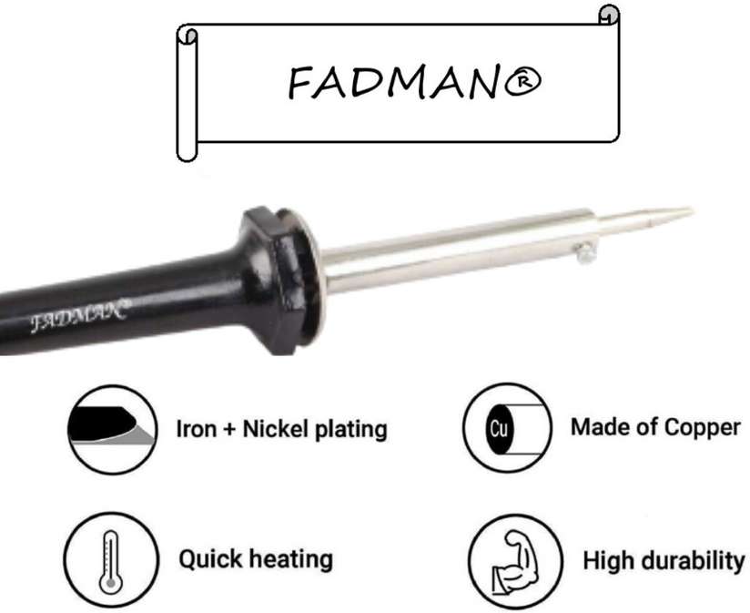 Shopsy FADMAN Soldering Iron 60W (Black) - Image 6