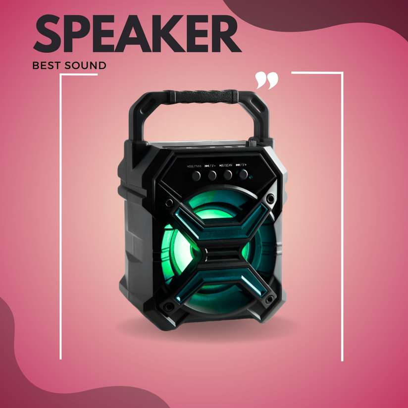 FRONY DJ BOX Portable Stereo Sound with 1200mAh Battery, 10W