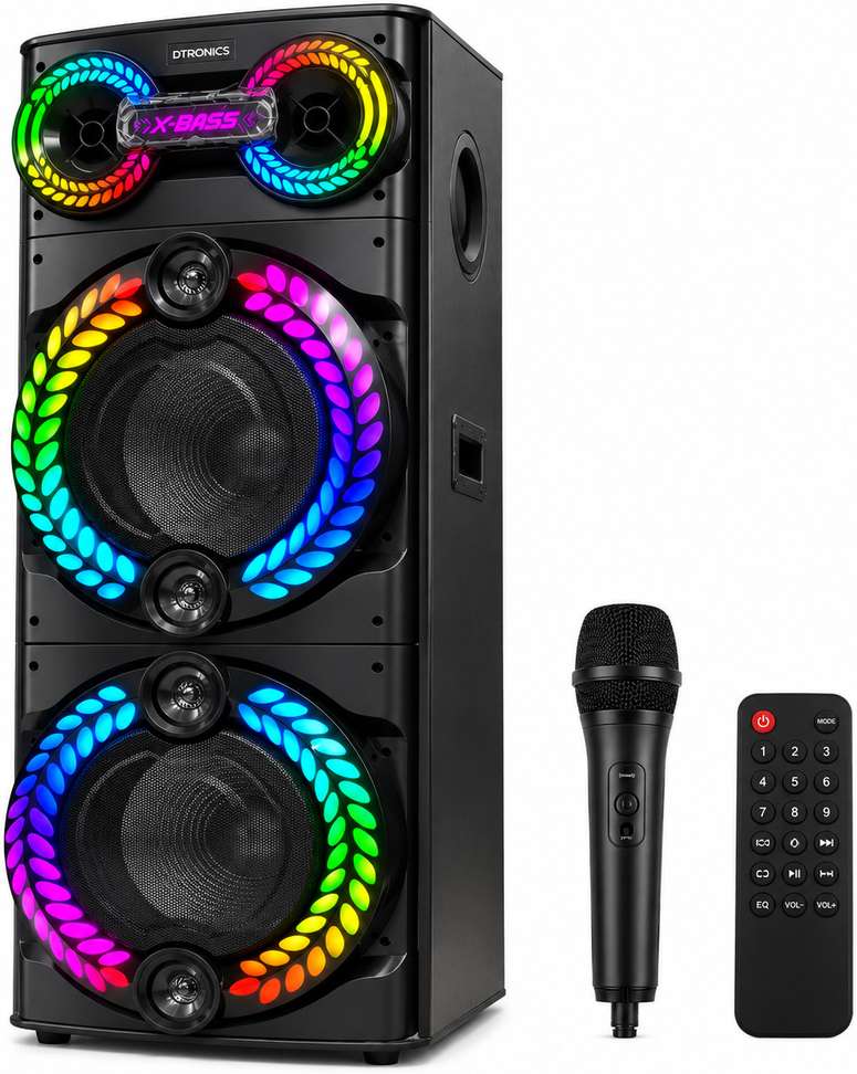 Shopsy DTRONICS DHOOM6SUPER 600W Bluetooth Tower Speaker - Image 3