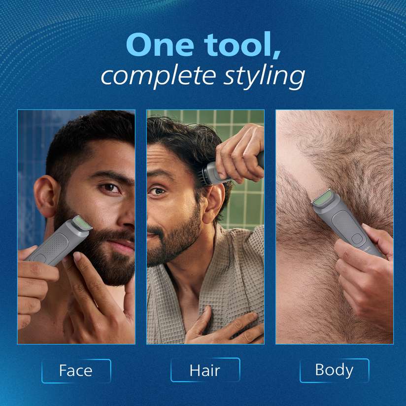 PHILIPS MG3911/15 Fully Waterproof Trimmer 60 min Runtime 5 Length Settings Price in India - Buy PHILIPS MG3911/15 Fully Waterproof Trimmer 60 min Runtime 5 Length Settings online at Shopsy.in - Image 5