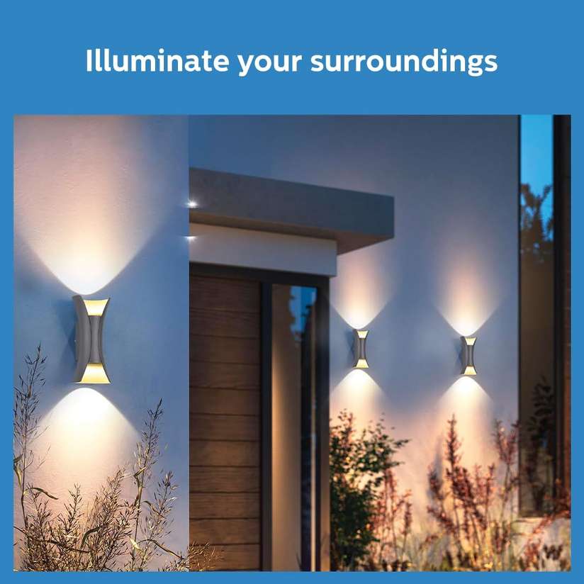 PHILIPS LUCENT Vertical 10W IP65 Gate Light Outdoor Lamp Price in India - Buy PHILIPS LUCENT Vertical 10W IP65 Gate Light Outdoor Lamp online at Shopsy.in - Image 5