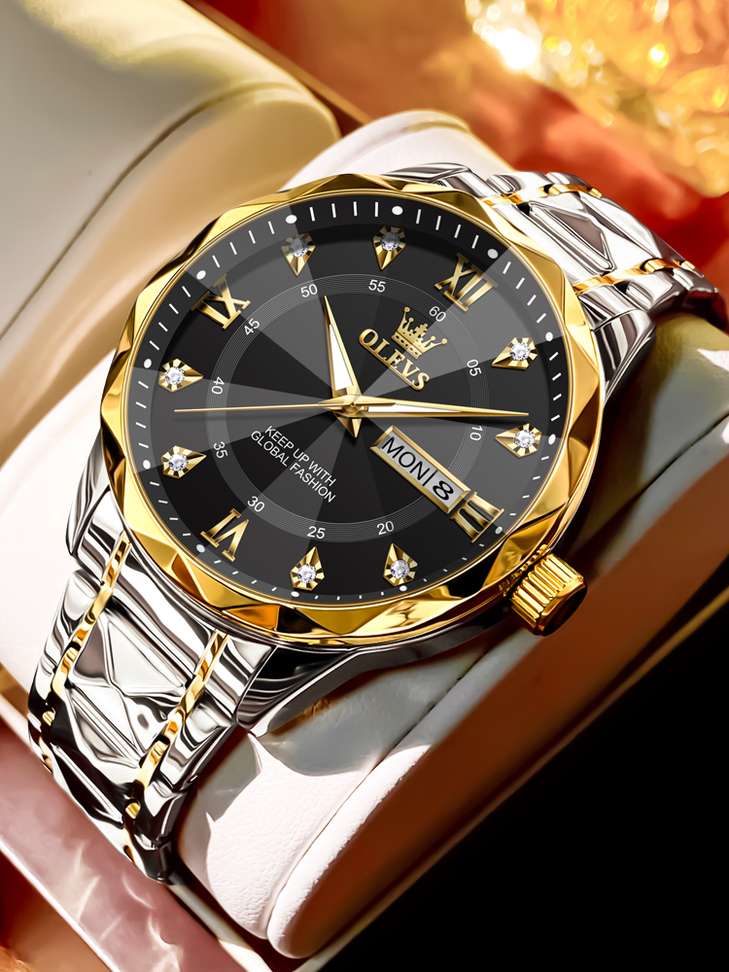 OLEVS Analog Watch - For Men - Buy OLEVS Analog Watch - For Men CIF-S-G5609GJ-JH Online at Best Prices in India | Shopsy.in - Image 2