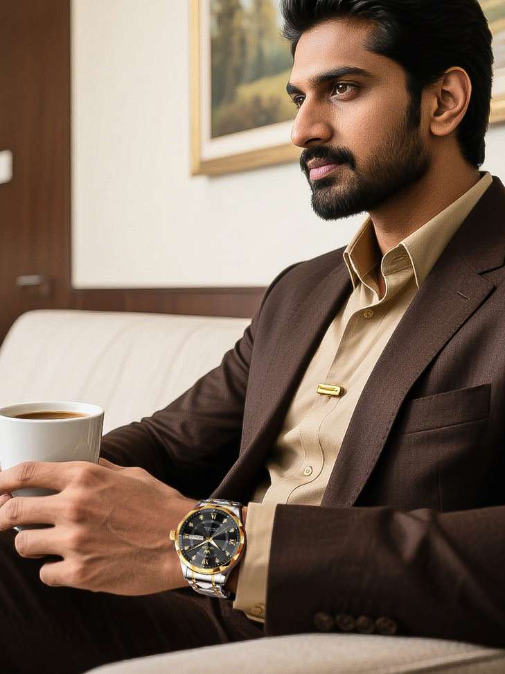 OLEVS Analog Watch - For Men - Buy OLEVS Analog Watch - For Men CIF-S-G5609GJ-JH Online at Best Prices in India | Shopsy.in - Image 4