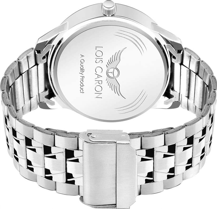 LOIS CARON LCS-8188 Trending Day & Date Series Stainless Steel Chain for Boy Analog Watch - For Men - Buy LOIS CARON LCS-8188 Trending Day & Date Series Stainless Steel Chain for Boy Analog Watch - For Men LCS-8188 (Blue) Online at Best Prices in India | Shopsy.in - Image 8