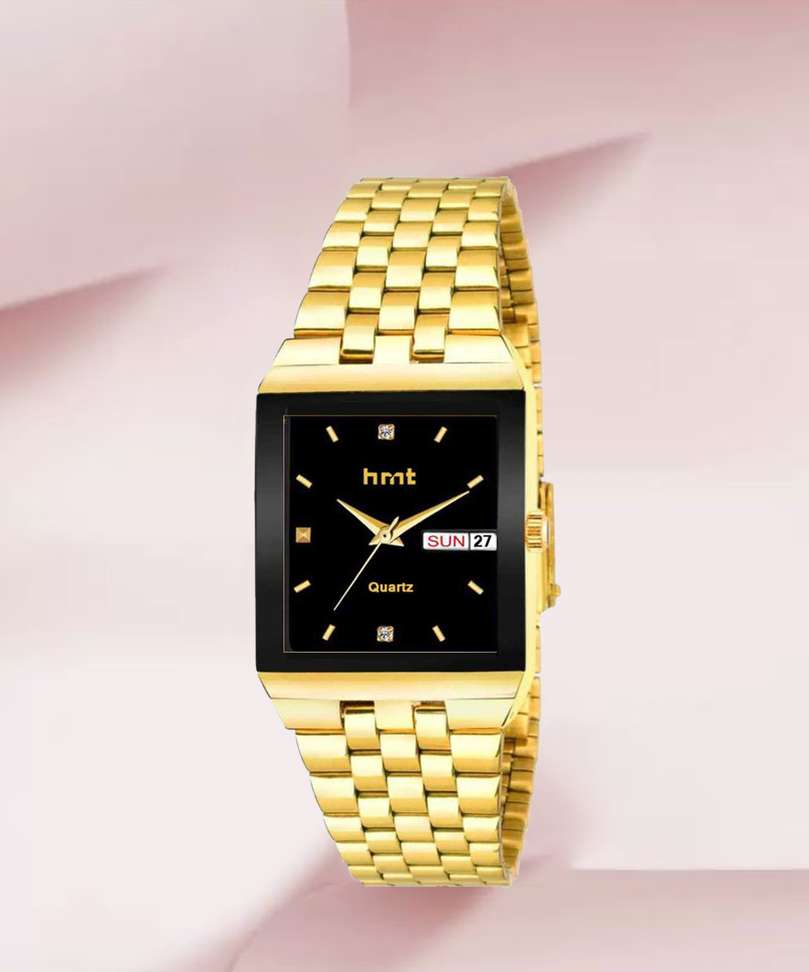 Water Resistant|Branded|Brand Premium Gold Chain|Analog Wrist Watch For  Mens Analog Watch For Men