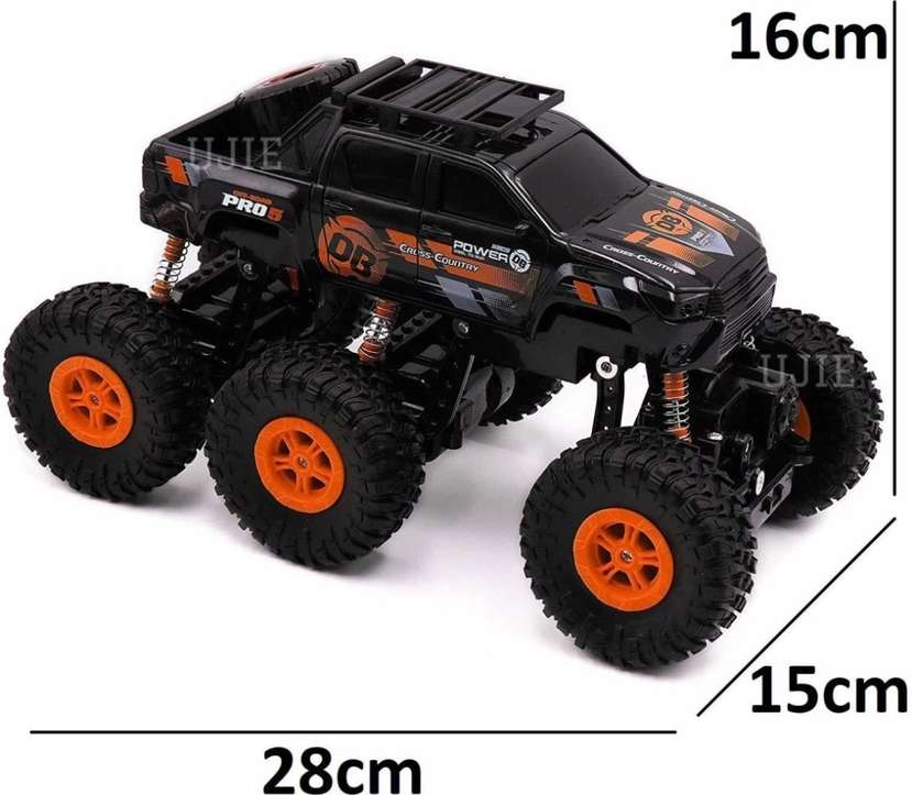 Ryzonix 6 Wheels RC Rock Crawler Xtreme off Road Climbing Monster Car ...