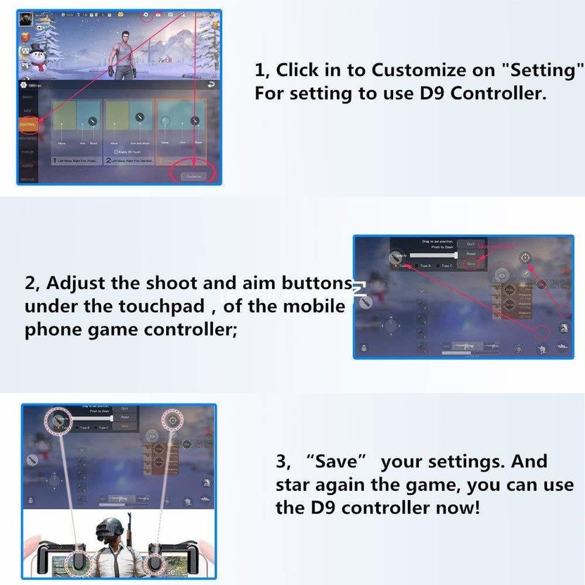 BUY SURETY PUBG Gaming Trigger Shooter Sensit - Image 2