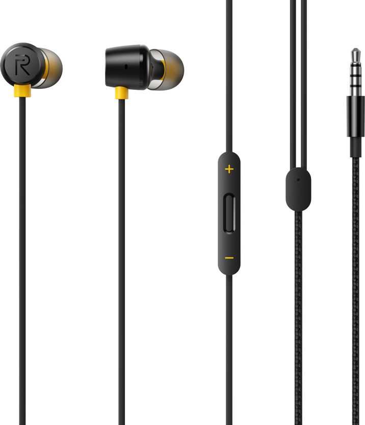 realme Buds 2 Wired Headset Black - Image 1