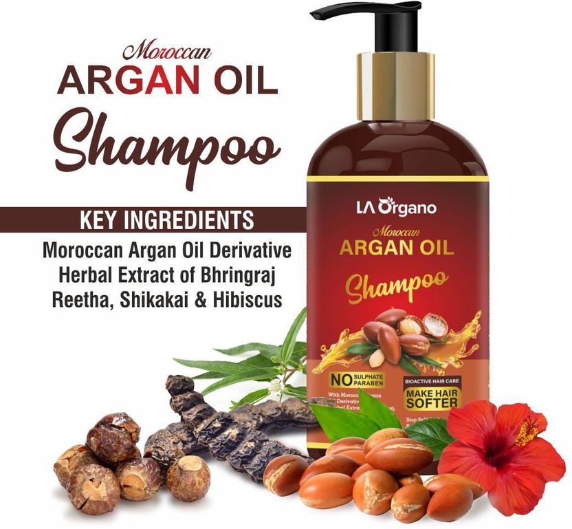 LA Organo Moroccan Argan Hair Shampoo - Image 4