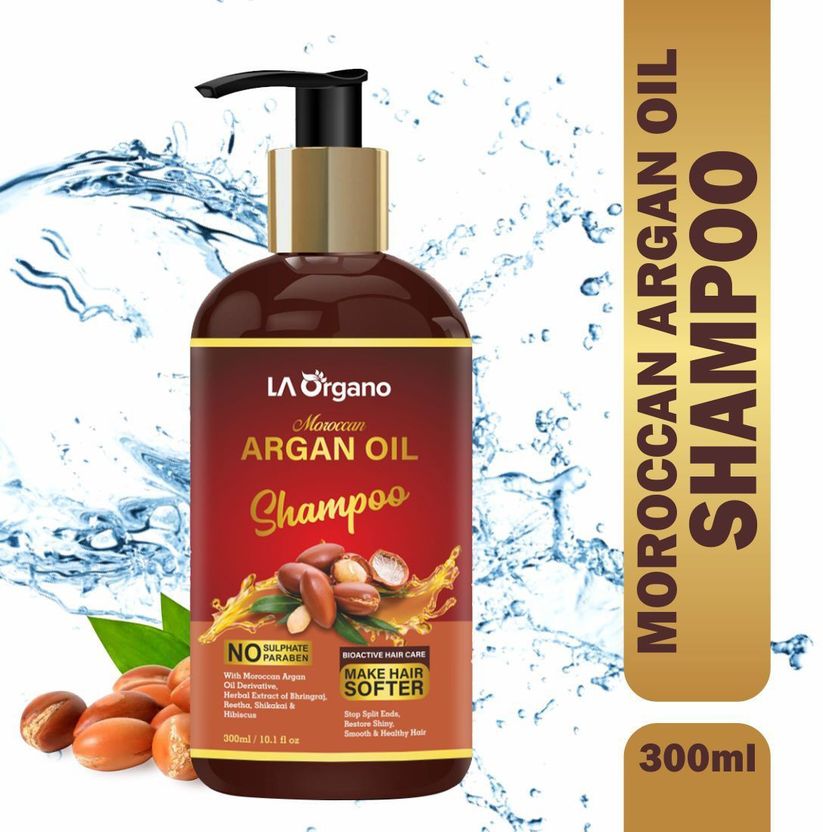LA Organo Moroccan Argan Hair Shampoo - Image 3