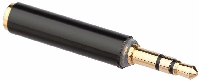 SYMFONIA Black 3.5mm 3-Pole to 4-Pole Audio Adapter - Image 3