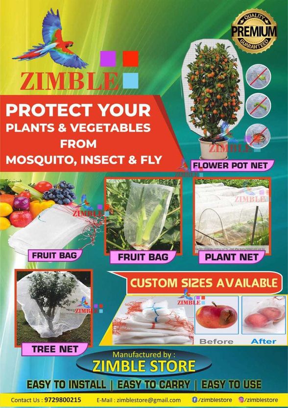 ZIMBLE 30 Pack Fruit Protection Bags 6x18Inch 30 Pieces - Image 5