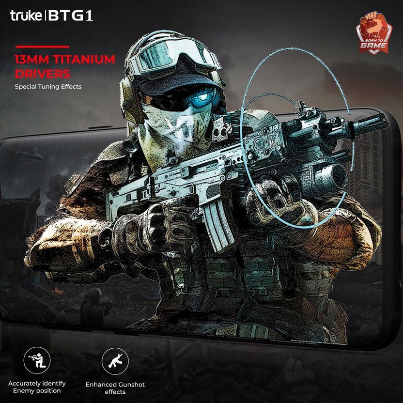 truke BTG1 Earbuds with Game Mode - Image 5