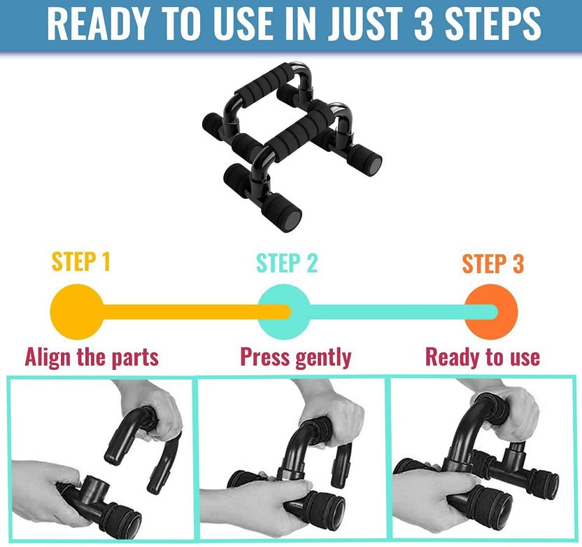 MRX Push Up Bar Stand for Gym & Home - Image 5