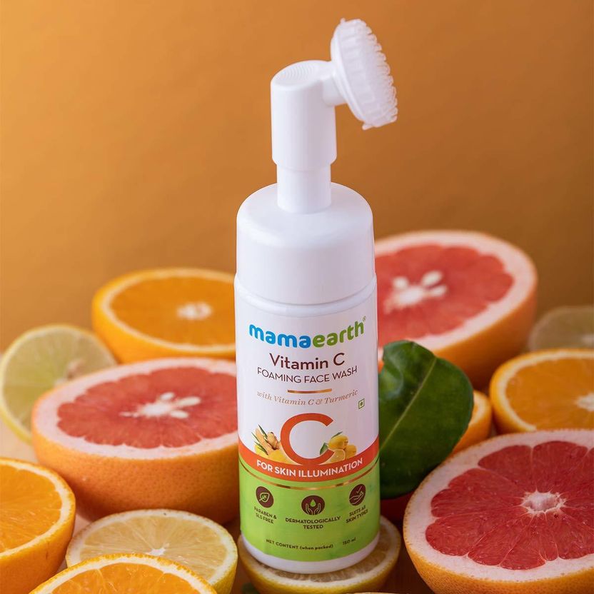 Mamaearth Vitamin C Foaming Face Wash 150ml - Image 4
