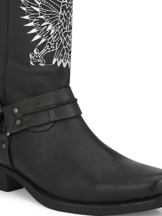 Delize Men's Black Boots Size 6 - Image 10