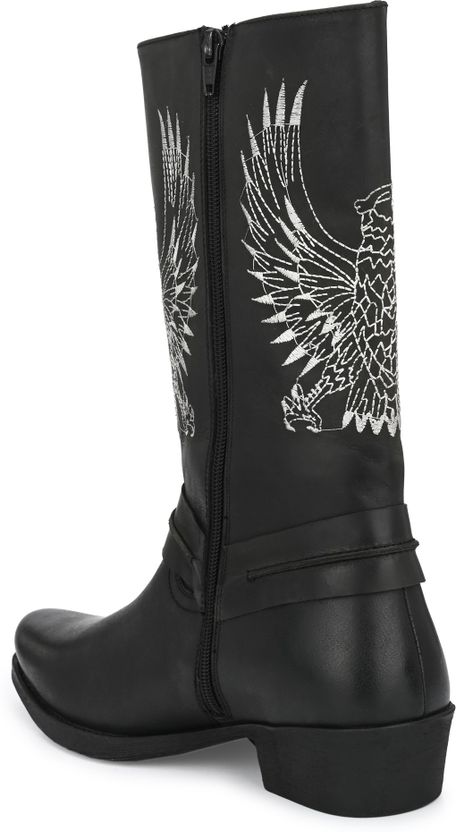 Delize Men's Black Boots Size 6 - Image 7