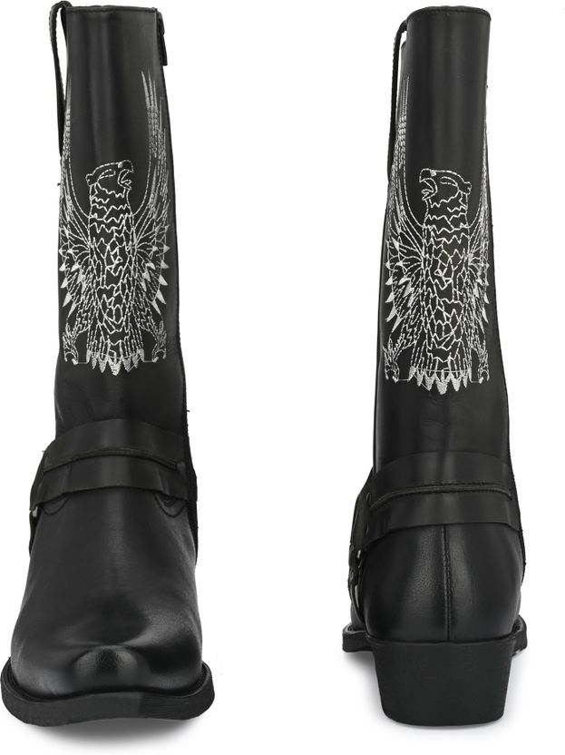 Delize Men's Black Boots Size 6 - Image 8