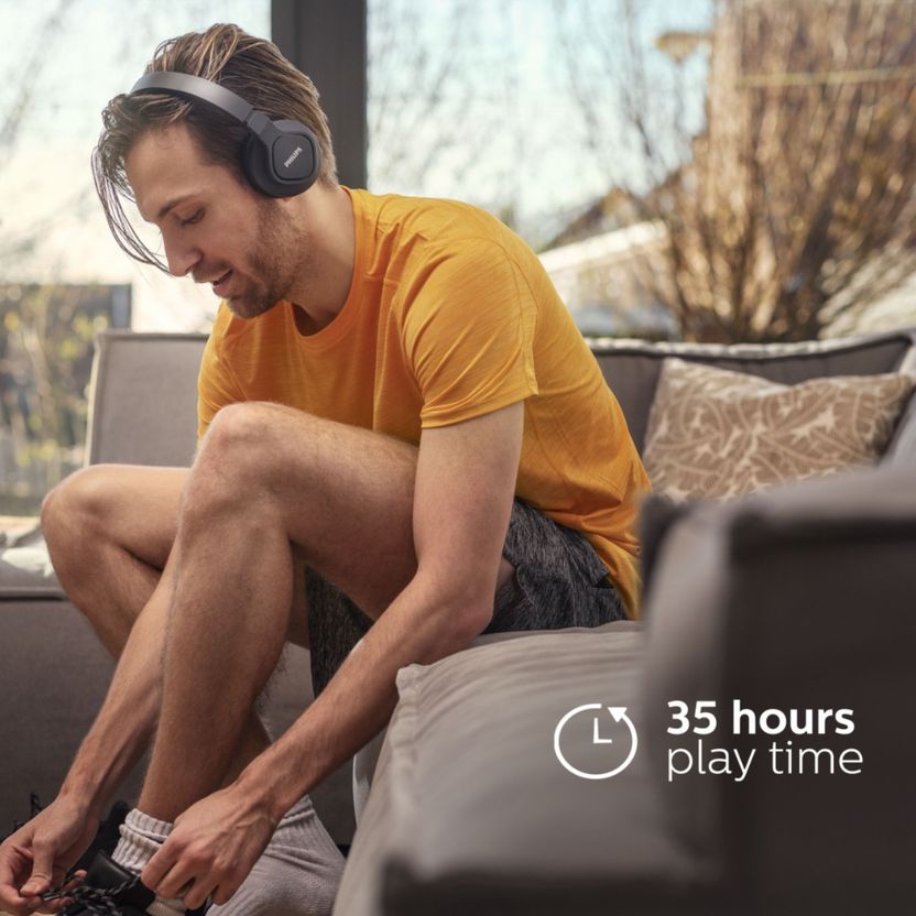 PHILIPS TAA4216BK/00Headphones, 35H Play Time, 40mm Dynamic - Image 3