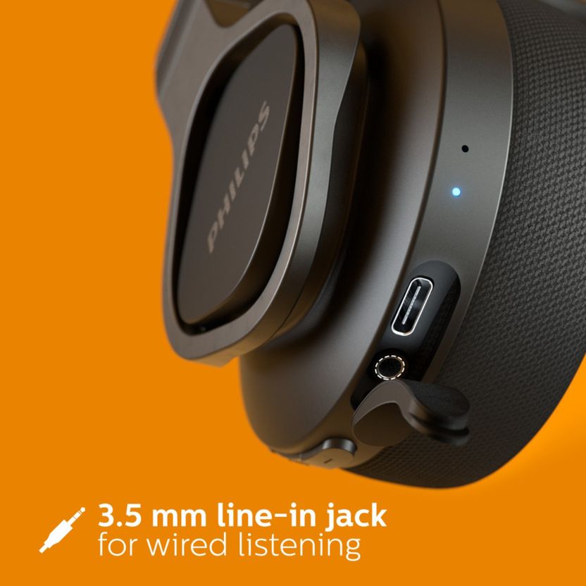 PHILIPS TAA4216BK/00Headphones, 35H Play Time, 40mm Dynamic - Image 5