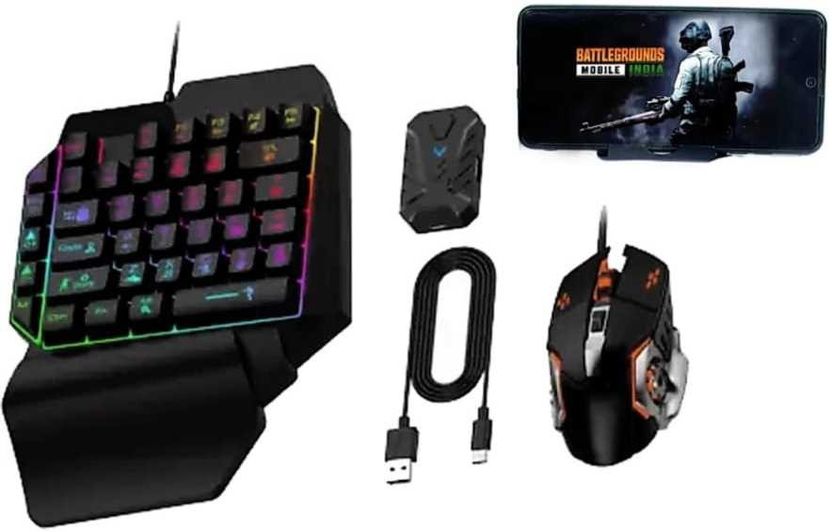 BUYMORE 4 in 1 Bluetooth Gaming Keyboard Mouse Combo - Image 1