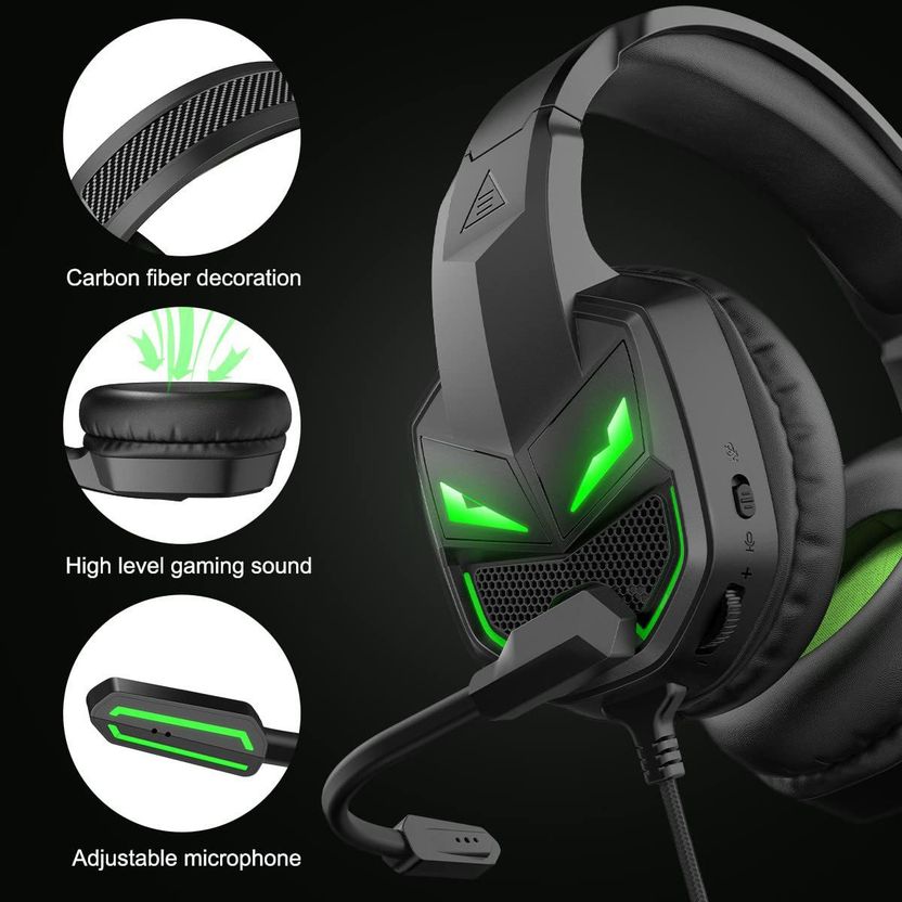 EKSA E7000 Wired Gaming Headset Black - Image 3
