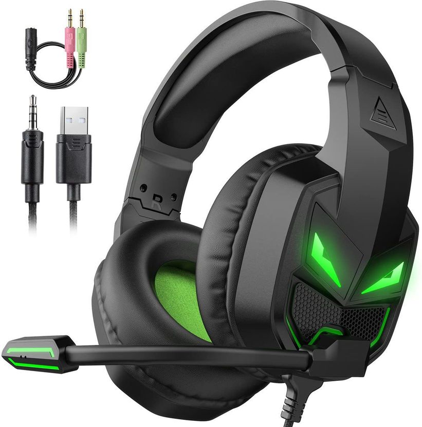 EKSA E7000 Wired Gaming Headset Black - Image 1