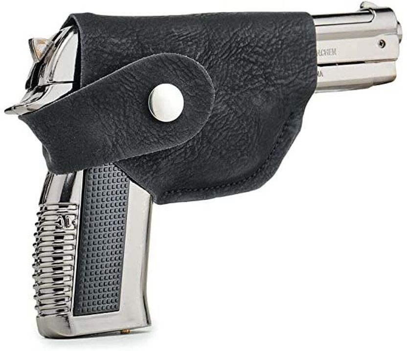 NSV 608 Metal Gun Lighter Nickel - Image 5