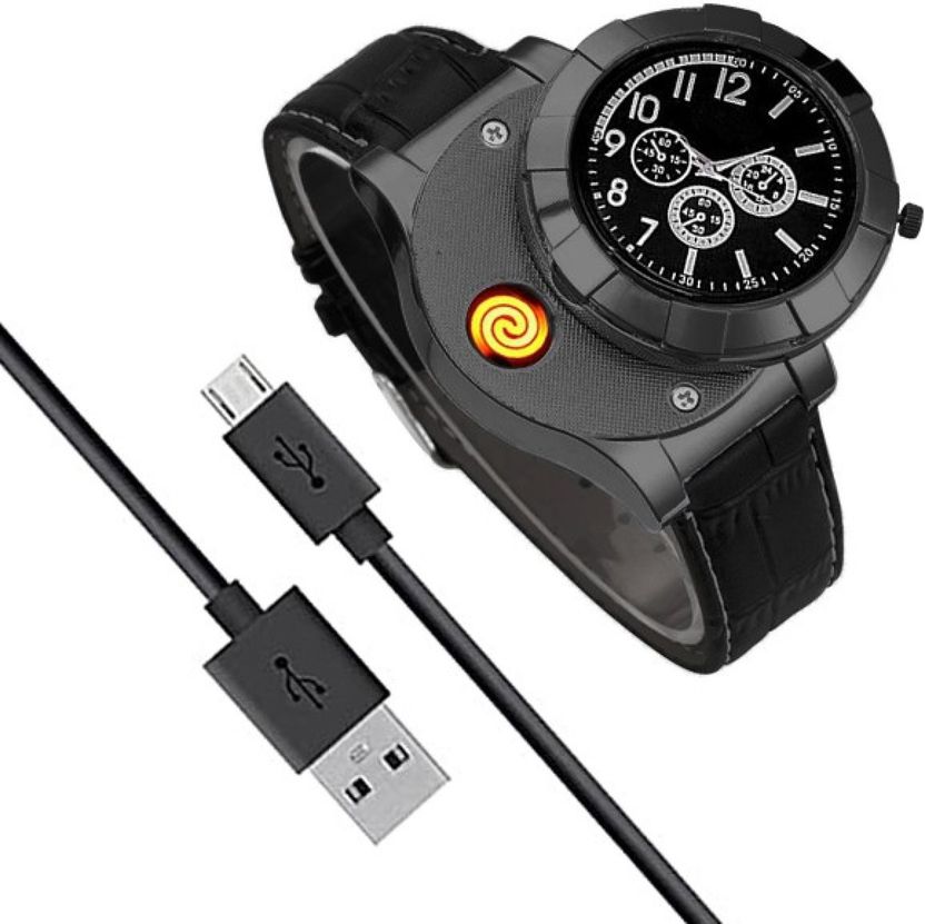 RSS Men's Flame Design Wrist Watch - Image 1