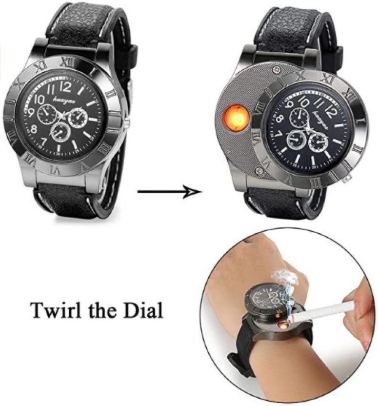 RSS Men's Flame Design Wrist Watch - Image 3
