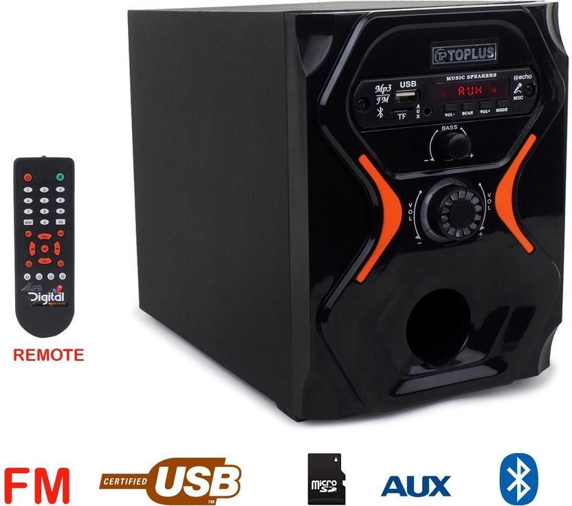 TOPLUS AE-160D 60W Bluetooth Home Theatre (Black, 4.1 Channel) - Image 4