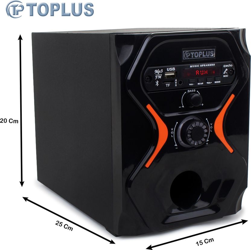 TOPLUS AE-160D 60W Bluetooth Home Theatre (Black, 4.1 Channel) - Image 3