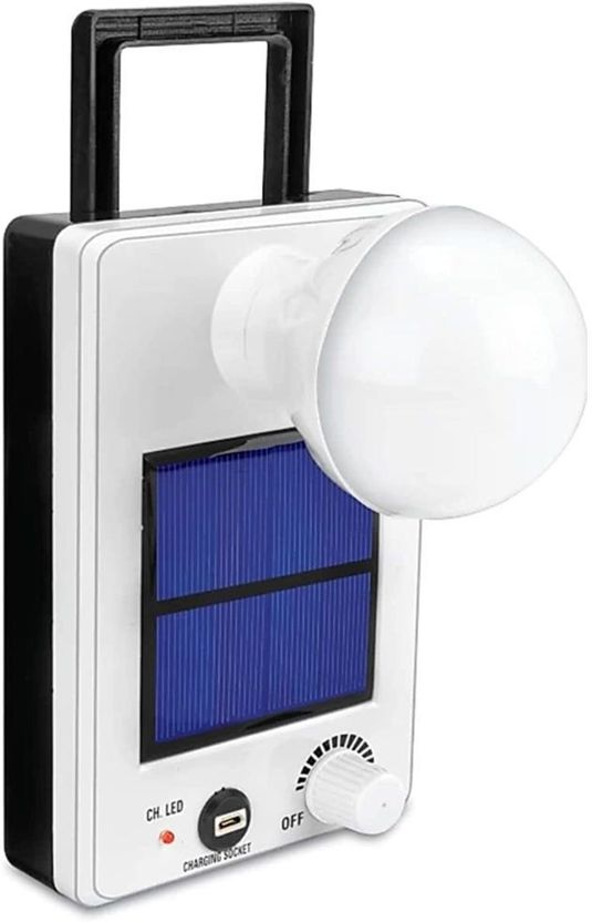 Glowish 12W Dual Charging Solar+Electric Lamp - Image 3