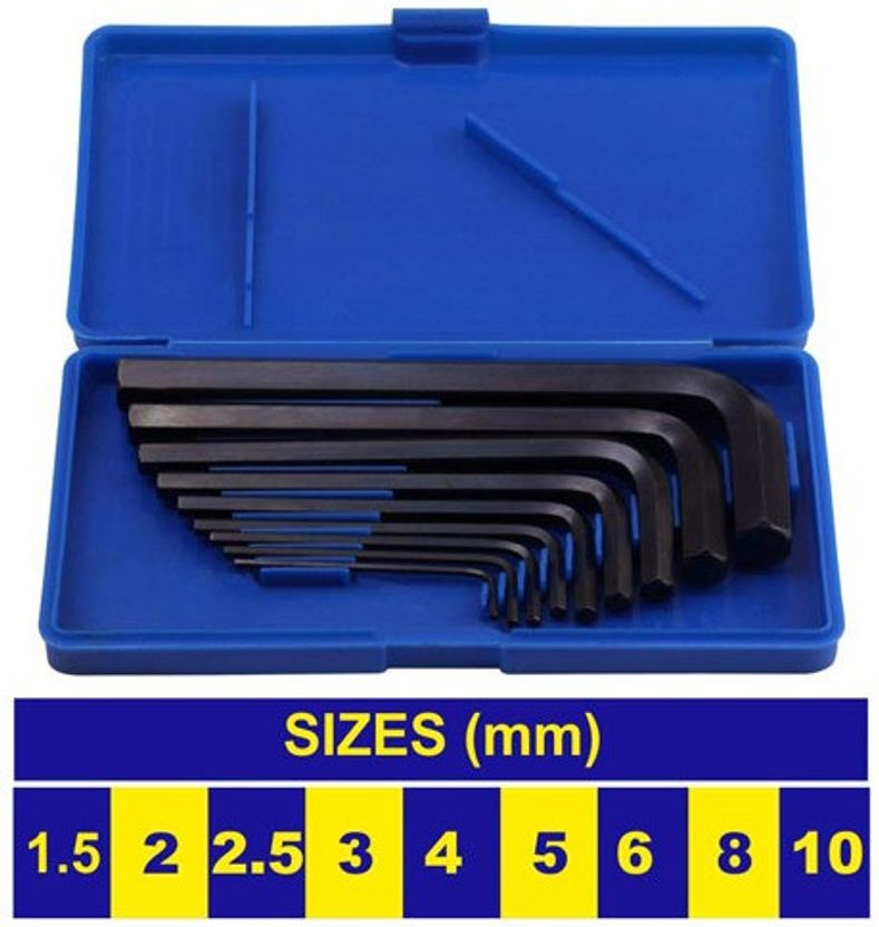 Kshivi 9 Pcs Hex Allen Key Kit - Image 4