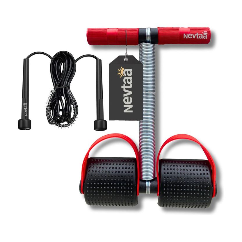 Nevtaa TummyTrimmer & Jump Rope Combo Red - Image 1