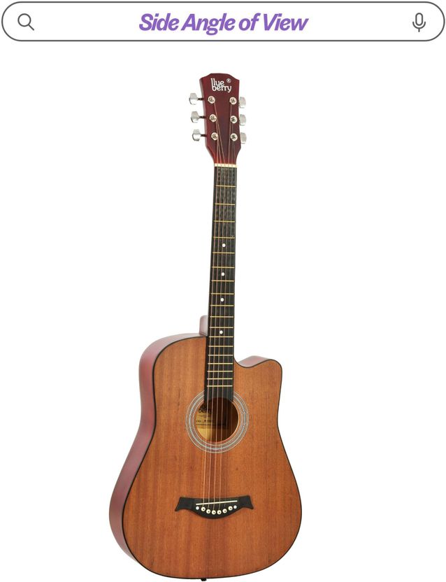 Blueberry B-38C 38 Inch Acoustic Guitar - Image 2