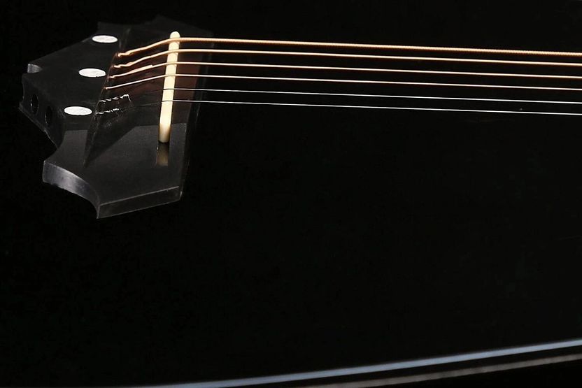 Juarez JRZ38C/BK Acoustic Guitar Linden Wood - Image 9