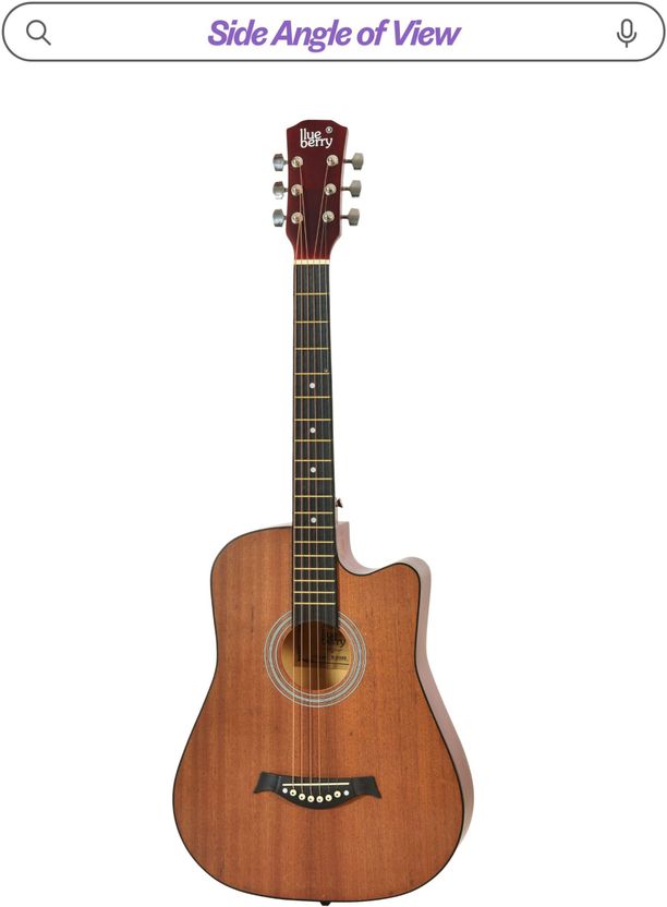 Blueberry B-38C 38 Inch Acoustic Guitar - Image 5