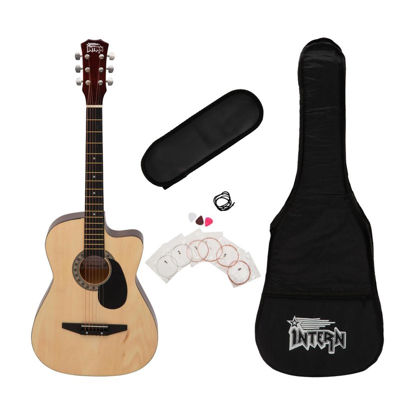 intern INT-38C-NT-G Acoustic Guitar - Image 1