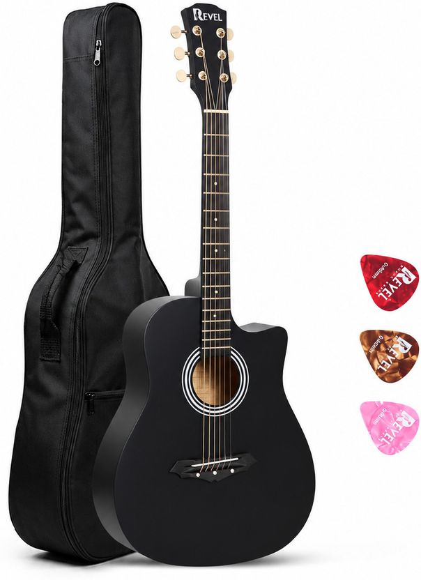 REVEL RVL-38G-BK Acoustic Guitar - Image 1