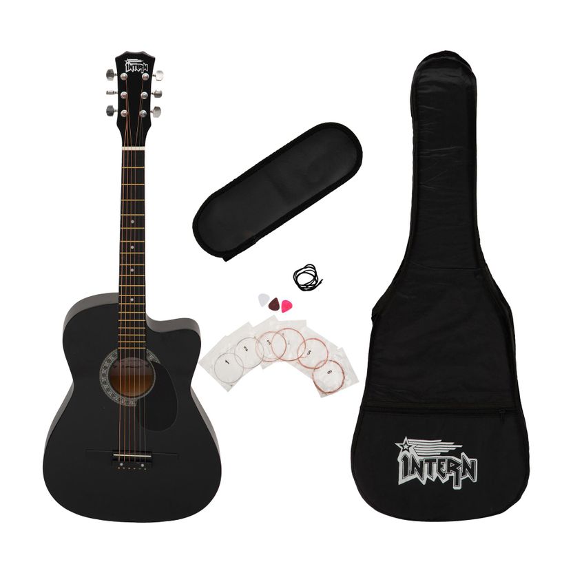 intern INT-38C-NT-G Acoustic Guitar - Image 7