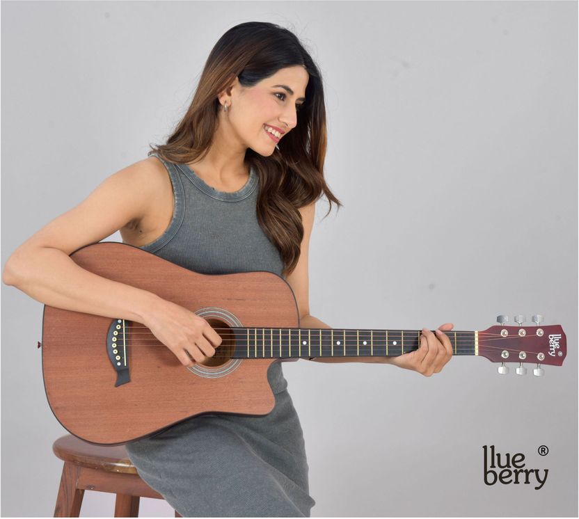 Blueberry B-38C 38 Inch Acoustic Guitar - Image 7