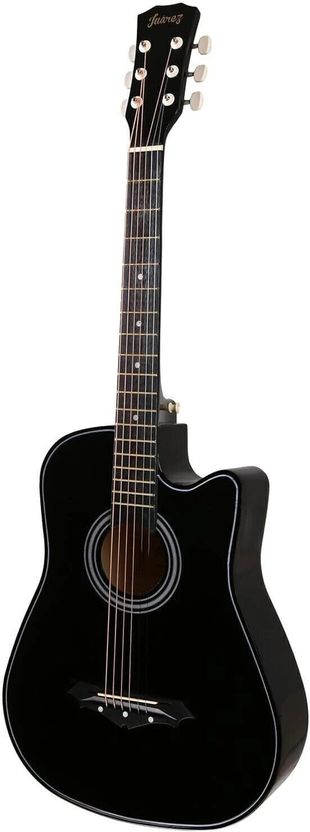 Juarez JRZ38C/BK Acoustic Guitar Linden Wood - Image 2