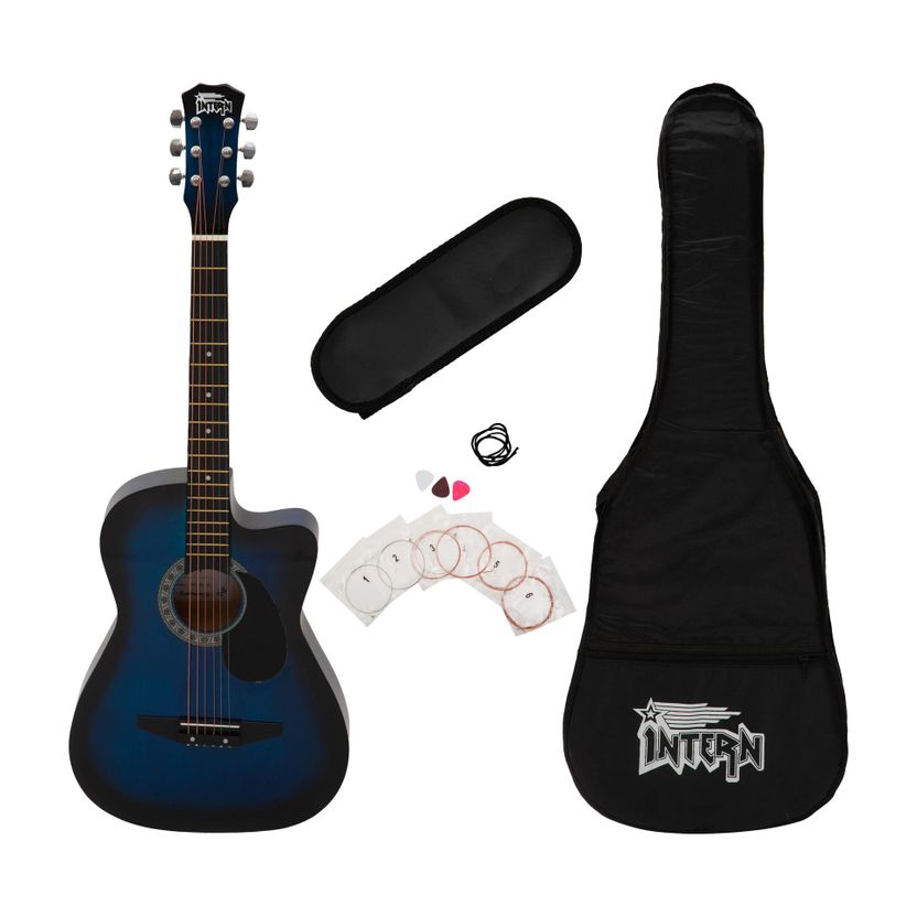 intern INT-38C-NT-G Acoustic Guitar - Image 8