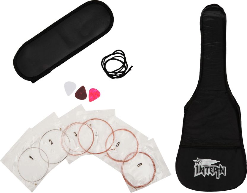 intern INT-38C-NT-G Acoustic Guitar - Image 6