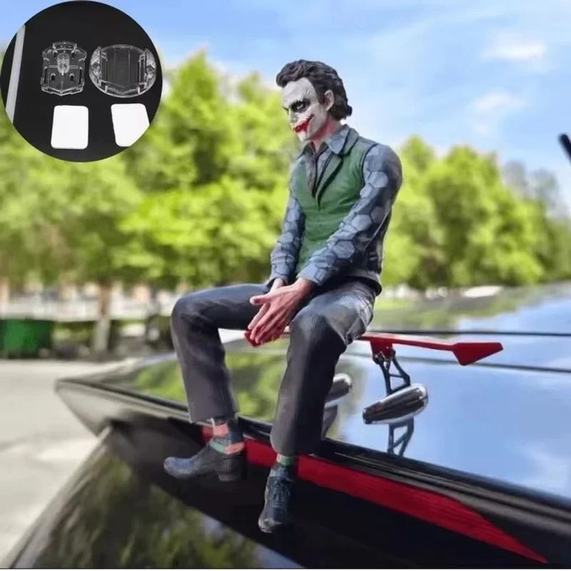 Dashify Action Figure Joker Batman Dark Knight Sitting Figure Sta...more - Image 1