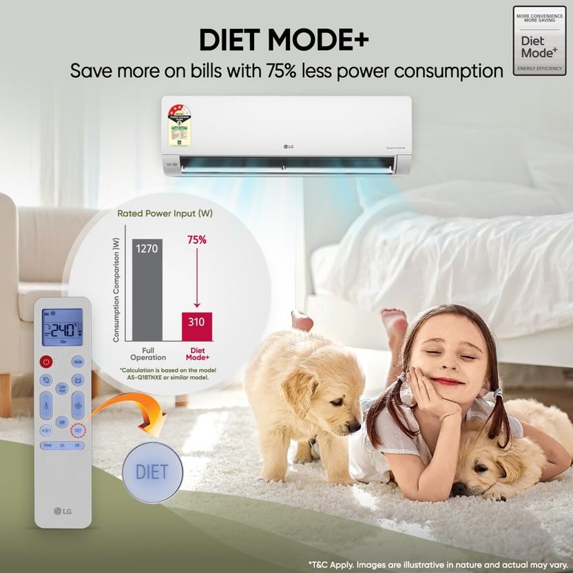 LG 2026 1.5 Ton 3 Star Split Inverter AC - Image 10