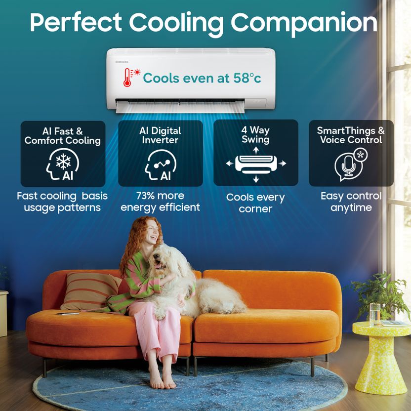 Samsung Bespoke AI 2026 1 Ton 3 Star Split Inverter AC - Image 5